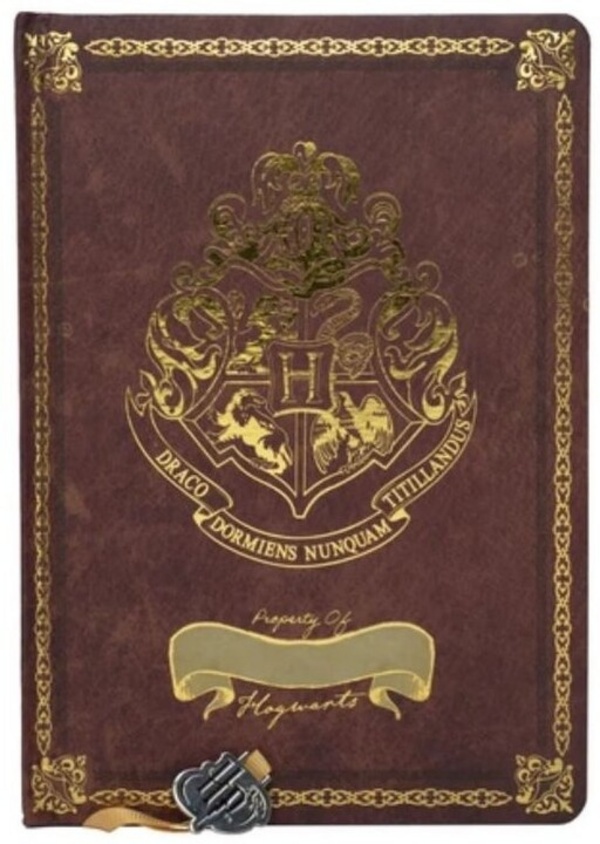 Fletore Blue Sky Harry Potter - Gold Hogwards Crest, A5