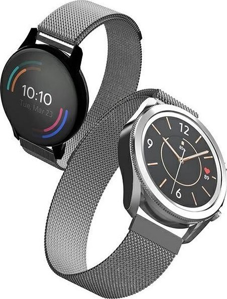 Rrip dore Mercury Mesh për Apple Watch, 38/40/41 mm, çelik inox, argjendtë