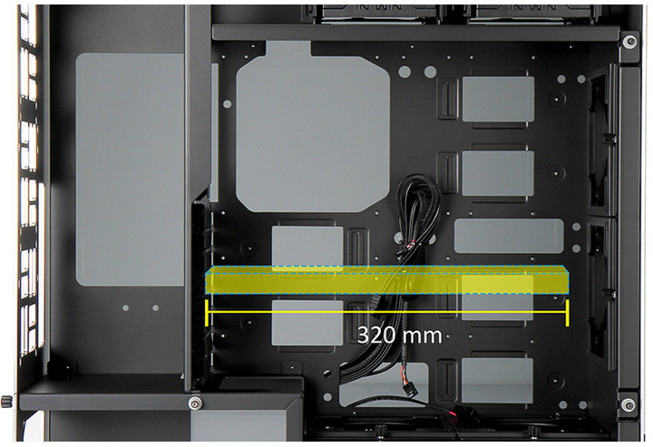 Kasë In-Win 909, e zezë