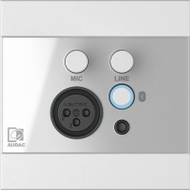 Panel muri audio Audac WP225, Mic Line Bluetooth, për ARES5A, i bardhë