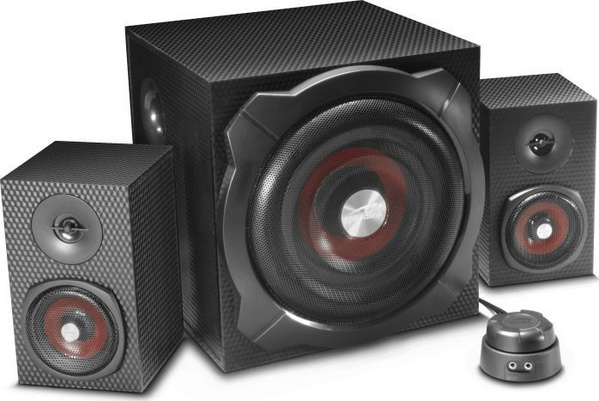 Altoparlantë kompjuteri Speedlink Gravity Carbon RGB, të zi