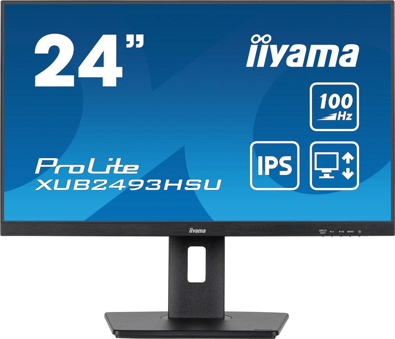 Monitor iiyama ProLite computer, 23.8", 1920 x 1080, 100 Hz, i zi