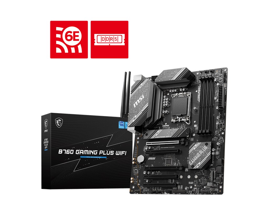 Pllakë amë MSI B760 Gaming PLUS WiFi Intel B760 LGA 1700 ATX