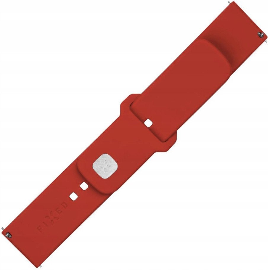 Силиконски ремен FIXED Silicone Sports Strap, 22mm Quick Release, црвен