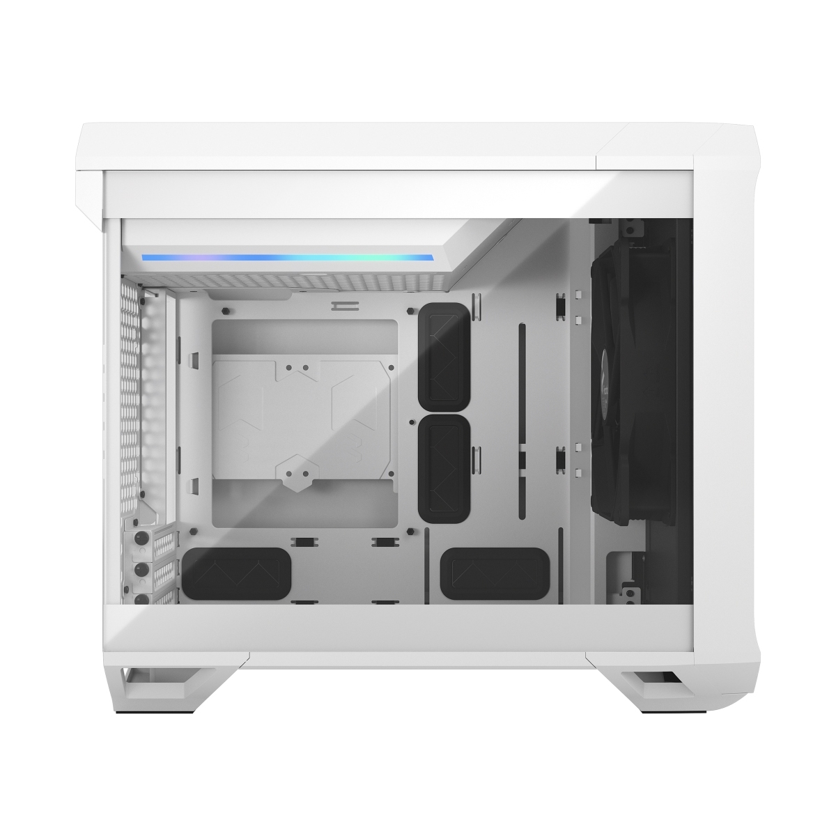 Kasë për PC Fractal Design Torrent Nano White TG Clear Tint, e bardhë