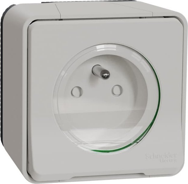 Prizë sipërfaqësore Schneider Electric Mureva Styl MUR39030, IP55, 16A, e bardhë