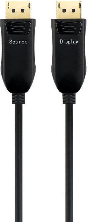 PremiumCord DisplayPort оптички кабел 1.3 / 1.4 M / M 10m
