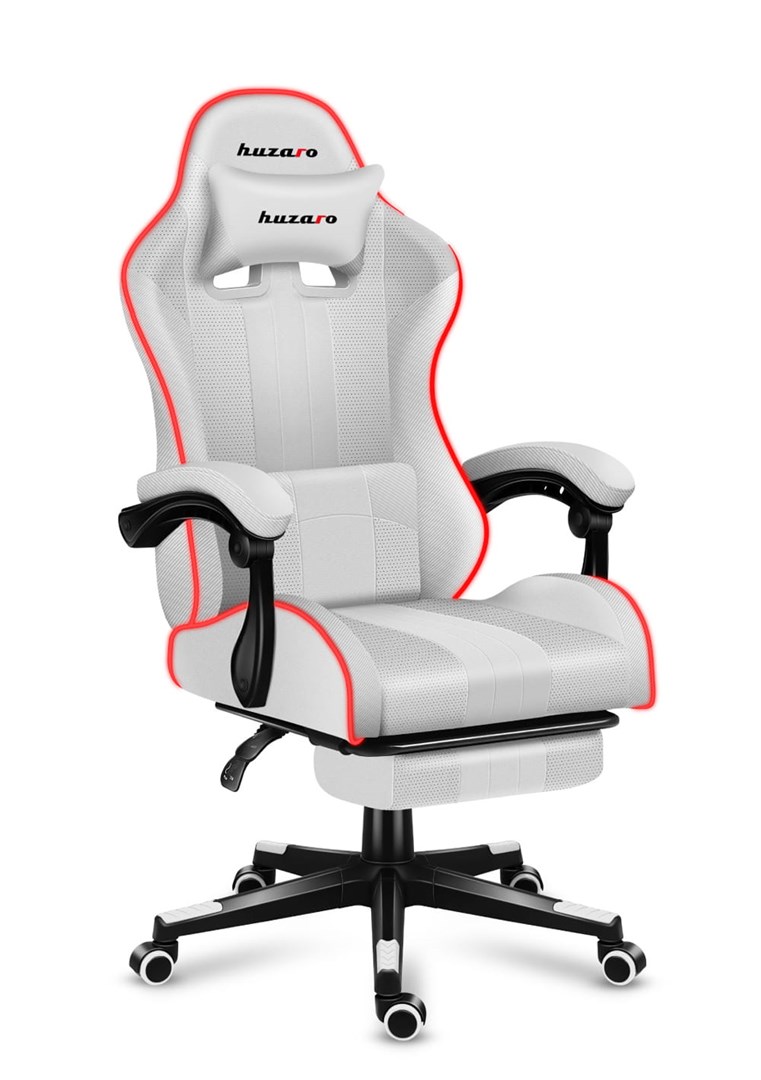 Karrige lojërash Huzaro Force 4.7, 140kg, e bardhë