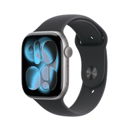 Apple Watch Series 11 GPS 46mm Space Grey Aluminium Case with Black Sport Band, M/L Apple Watch Series 11 GPS 46mm Space Grey Aluminium Case with Black Sport Band, M/L