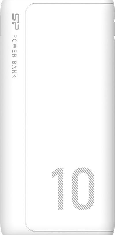 Надворешна батерија Silicon Power GP15, 10000mAh, 2x USB, бела