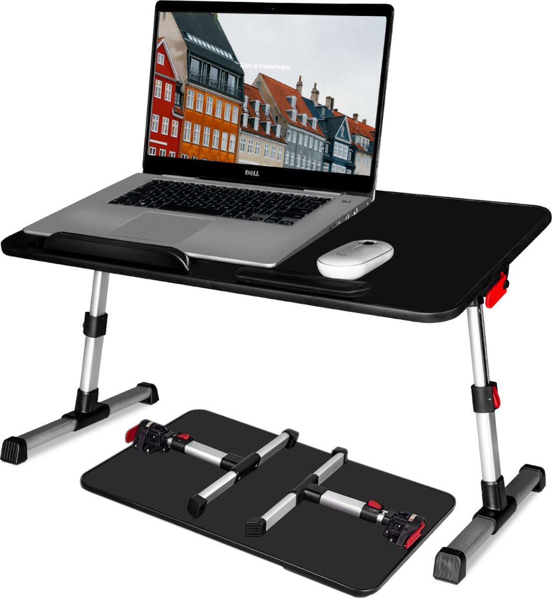 Tavolinë laptopi Mozos Game-SL1, për laptop 17", rregullim lartësie, dru natyral