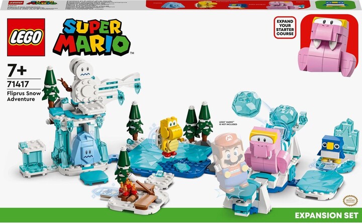 Set zgjerimi LEGO® Super Mario™ 71417 Snow Adventure with Fliprus, 567 pjesë