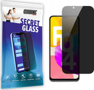 Xham mbrojtës privatësie Grizz SecretGlass për Samsung Galaxy F04, ekran i plotë, transparencë e lartë, i zi