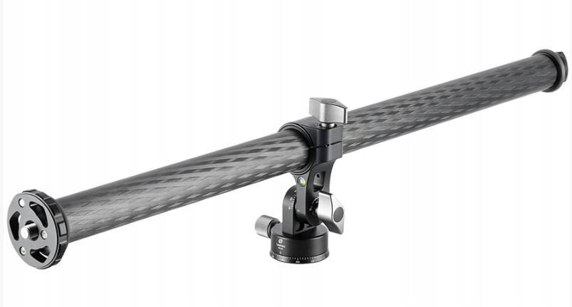 Shtyllë horizontale trekëmbëshi Leofoto HC-28 HC-32 HC-32Kit, fibrë karboni, panoramike 360°, e zezë