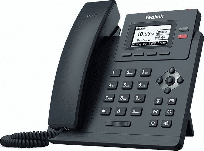 IP телефон Yealink SIP-T31G, 2 линии VoIP, PoE, сив