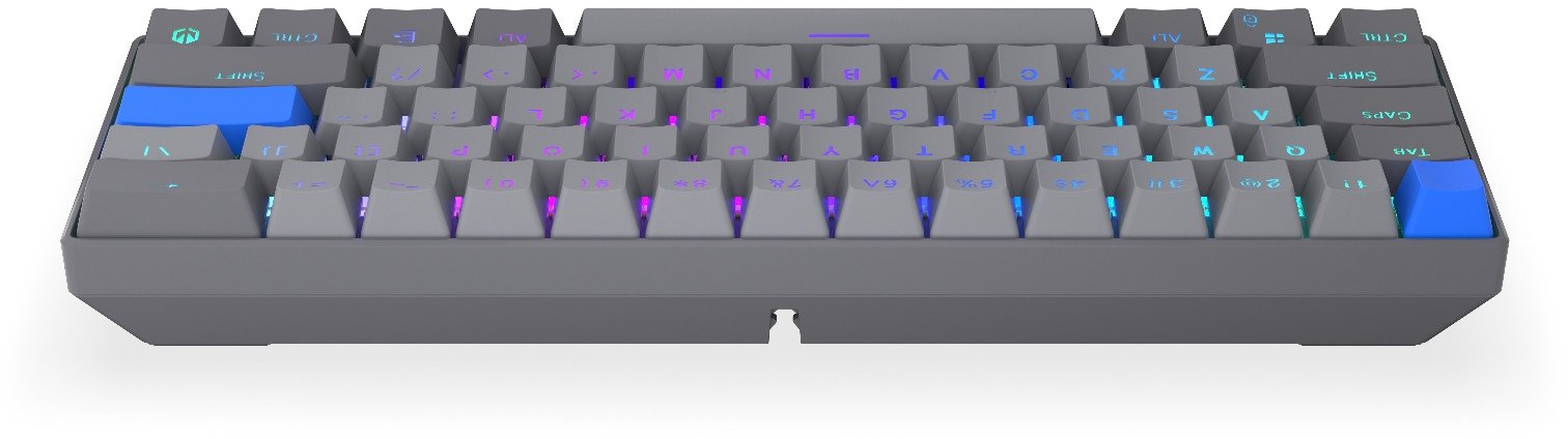 Tastierë mekanike Endorfy Thock V2 Compact Wireless, 60%, ARGB, sw Yellow, e zezë