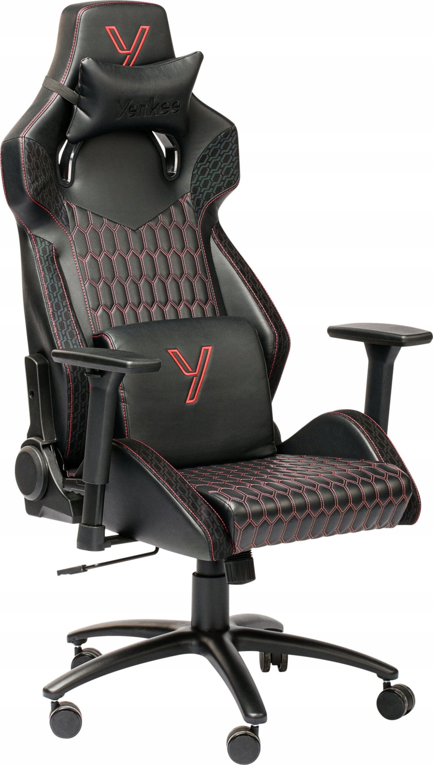 Karrige gaming Yenkee Ghost YGC 110RD, ergonomike, e zezë