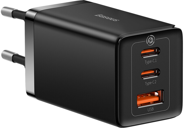 Karikues Baseus GaN5 Pro, 2x USB-C, USB-A, 65W, i zi