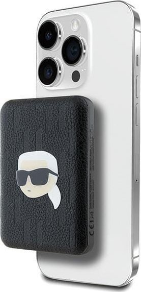 Power bank induktiv Karl Lagerfeld KLPB5FPGKSKIHK, 5000mAh, 15W MagSafe, i zi