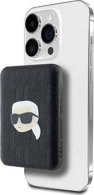 Power bank induktiv Karl Lagerfeld KLPB5FPGKSKIHK, 5000mAh, 15W MagSafe, i zi