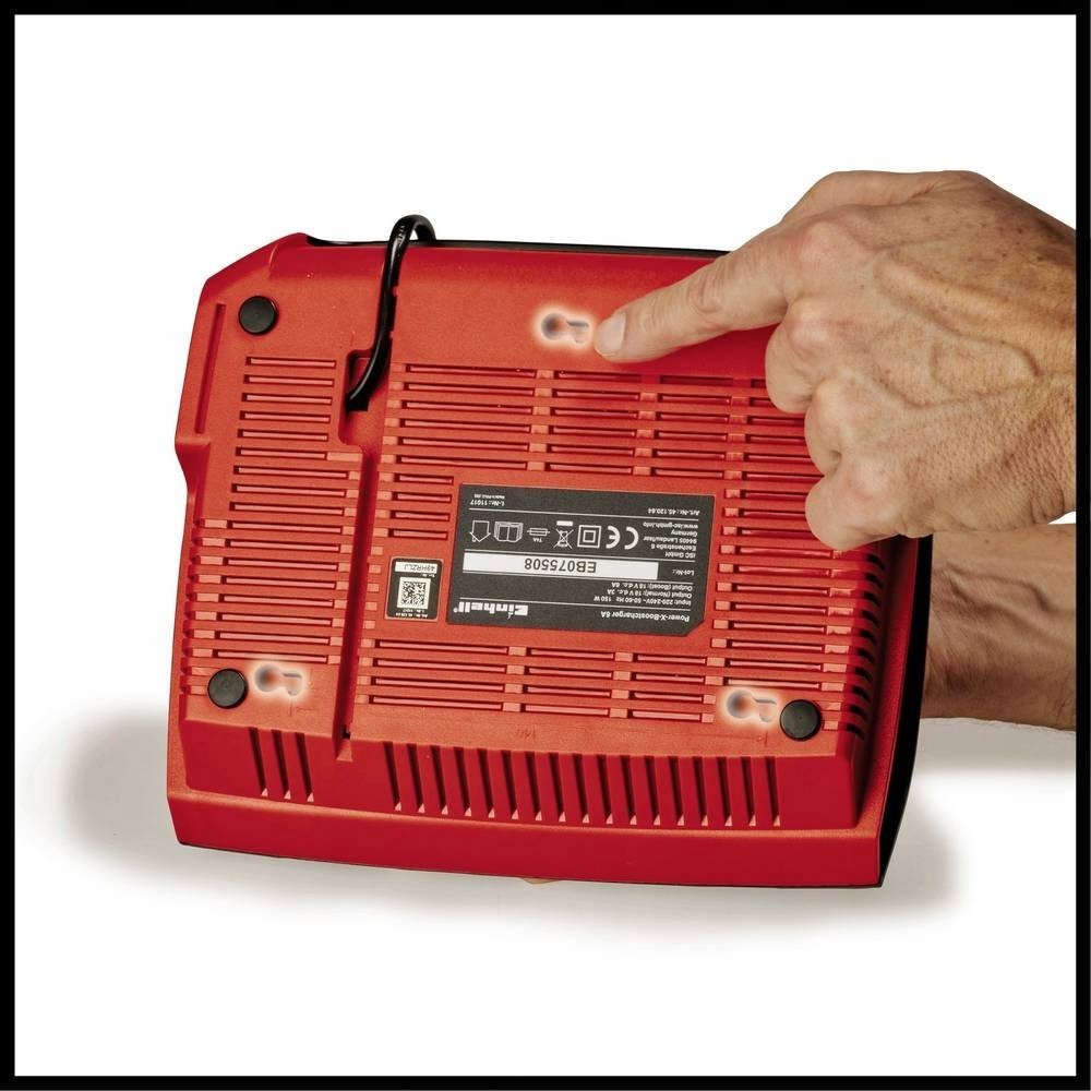 Karikues baterish Einhell PXC, 18V, 8A Boost, i kuq