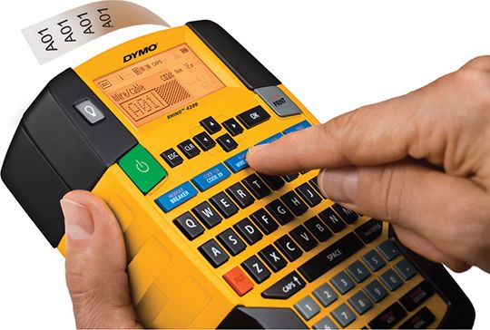 Printer etiketa Dymo RHINO 4200, profesional, portativ, i verdhë