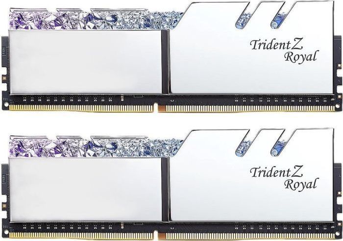 Memorie G.Skill Trident Z Royal, DDR4, 32 GB, 3600 MHz, CL16, F4-3600C16D-32GTRSC