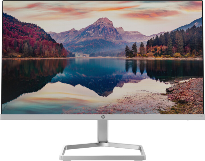 Monitor HP M22f - LED, 21.5", FullHD, i zi / argjendtë