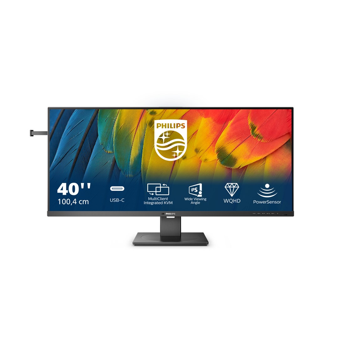 Monitor Philips 5000 series, 40", 3440 x 1440, Wide Quad HD, 100 Hz, i zi