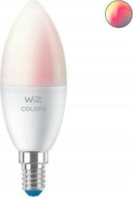 Llambë e mençur WiZ Candle C37, E14, 4.9W RGB, e bardhë