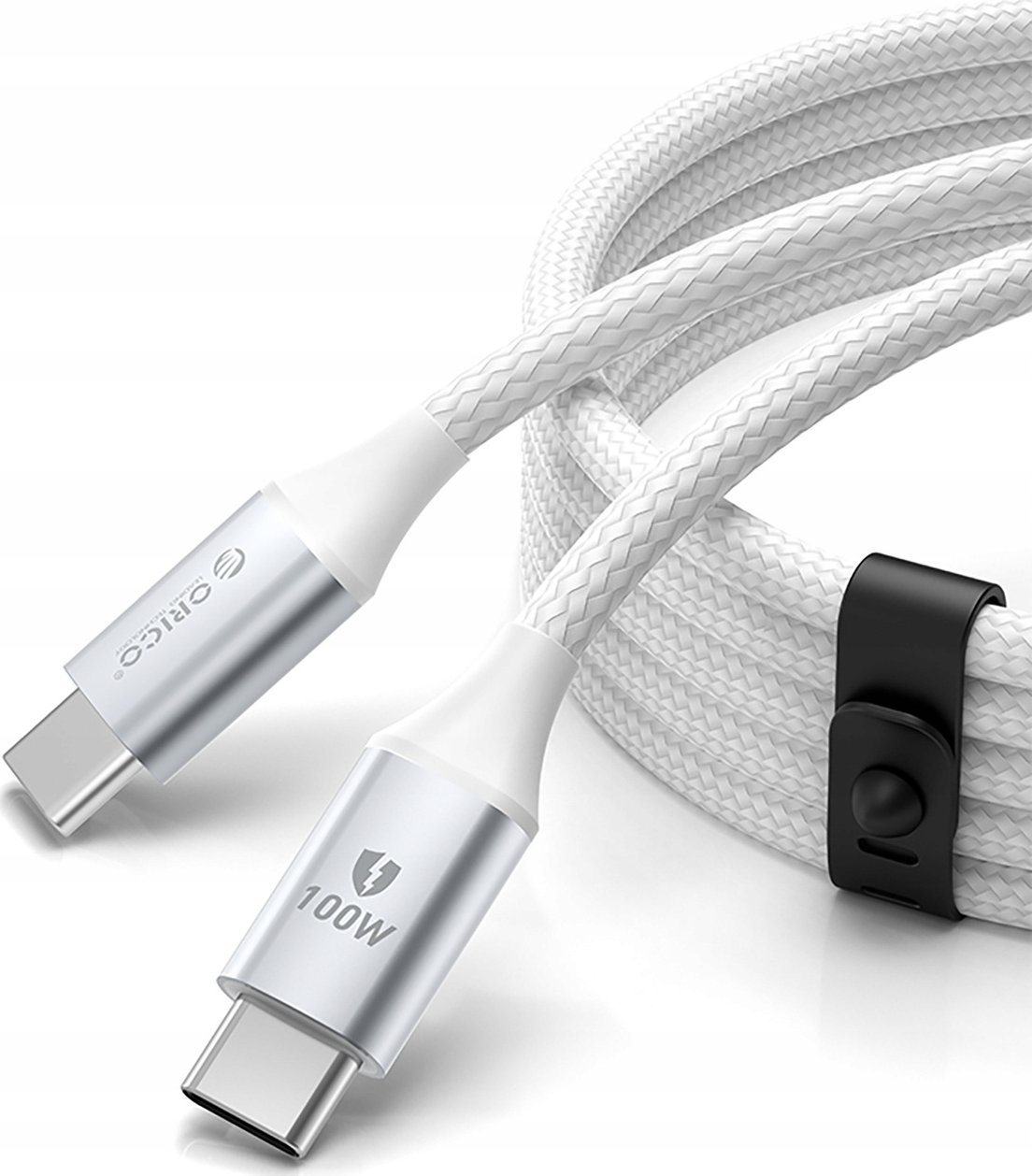 Kабел Orico CDX, USB-C во USB-C, 100W 5A, 1m, црна