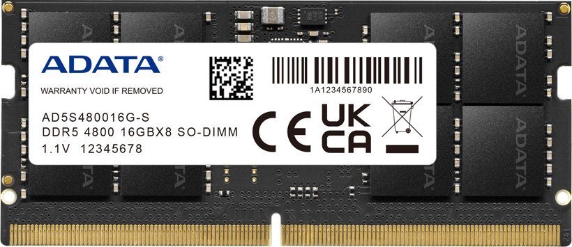RAM ADATA Premier 16GB DDR5 ECC, 4800MHz, modul 1x16GB