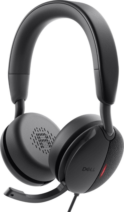 Kufje Dell WH5024 Pro Wired On-Ear (520-BBGQ), USB Type-A, ANC, të zeza
