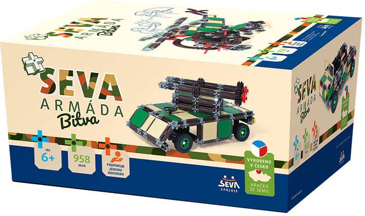 Set ndërtimi SEVA ARMY - Battle