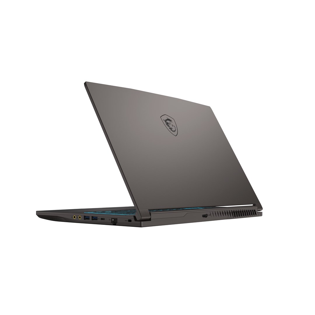 Laptop MSI Thin 15 B12UCX-1818XPL, 15.6", Intel Core i5-12450H, 16GB RAM, 512GB SSD, NVIDIA GeForce RTX 2050, i hirtë i errët