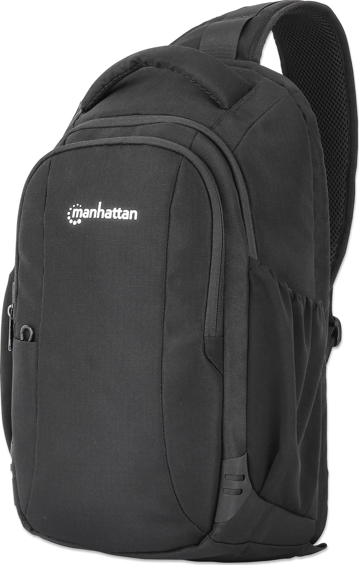 Çantë shpine Manhattan Amsterdam Sling, 13.3", kundër vjedhjes, e zezë