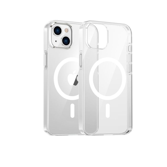 Dviced Magsafe iPhone 15 Clear Case, White