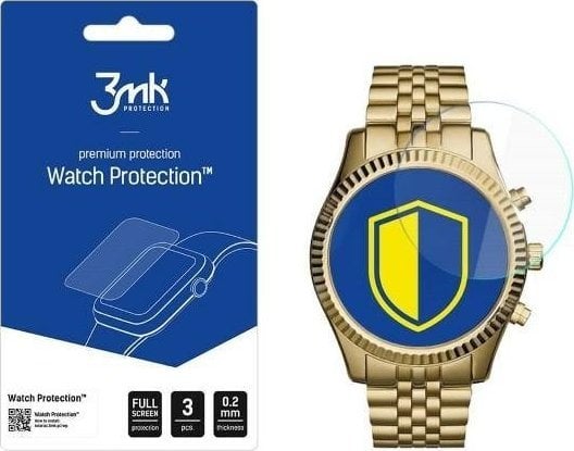 Xham mbrojtës hibrid 3MK FlexibleGlass për Michael Kors MKT8286, 0.2mm, i tejdukshëm