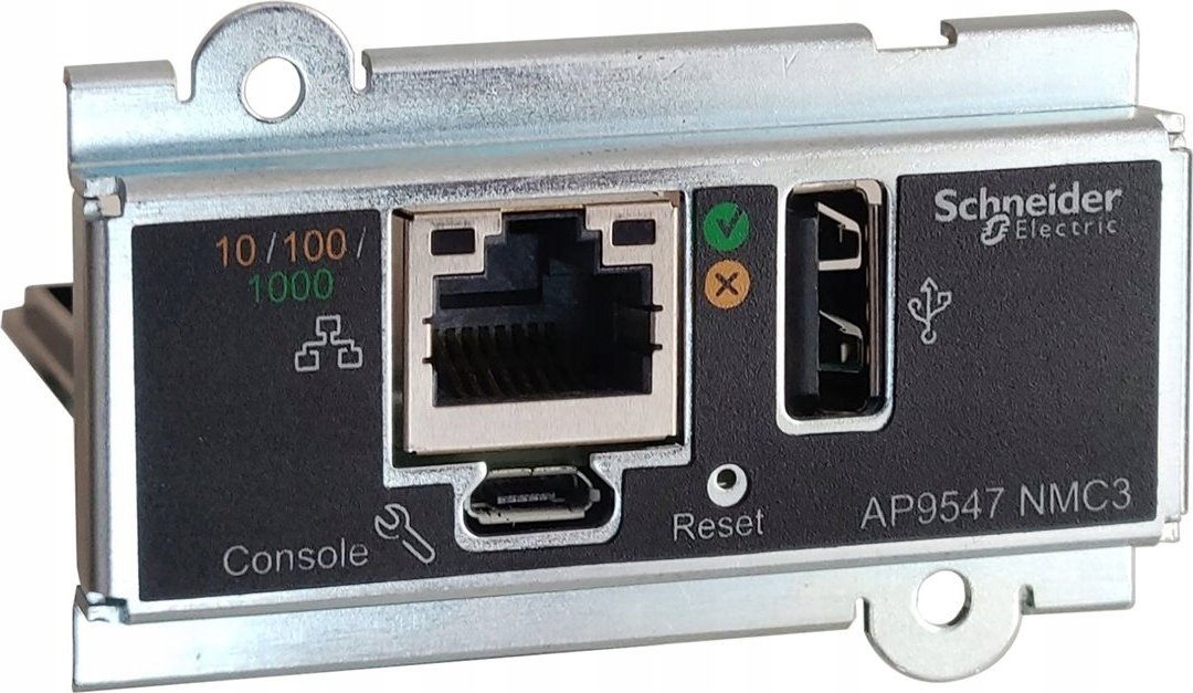 Kartë menaxhimi rrjeti APC AP9547 për UPS, për Easy UPS 3 fazor, e zezë