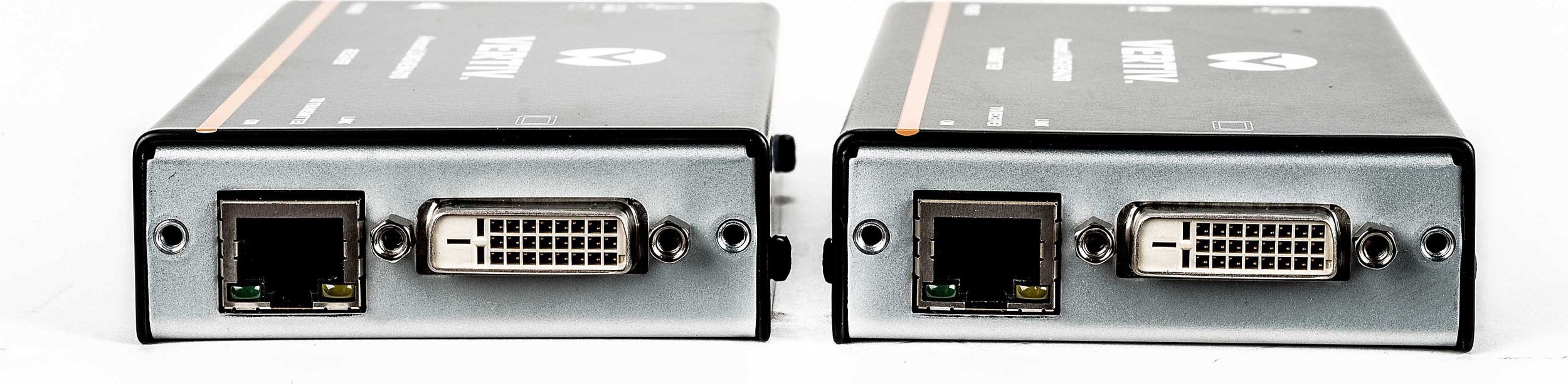 KVM extender Vertiv Avocent LV4010P-202, transmetues dhe receiver, USB 2.0, blu