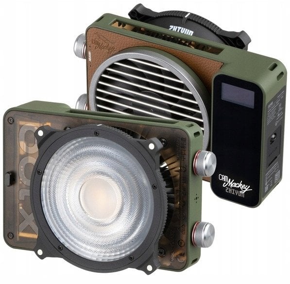 Diodна LED фотографска ZHIYUN Molus X100 RGB, 2550mAh, контрола преку апликација, портокалова