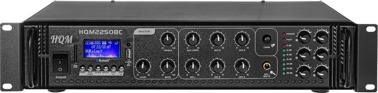 Amplifikator audio HQM2250BC, 250W, radio FM, Bluetooth, i zi