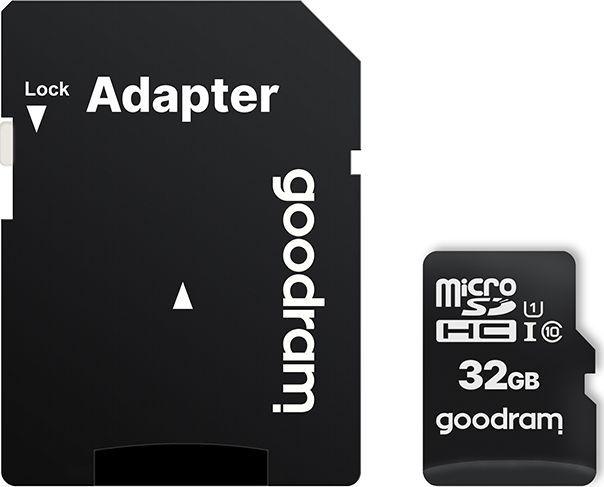Kartë GoodRam MicroSDHC 32 GB Klasa 10 UHS-I (M1AA-0320R12)