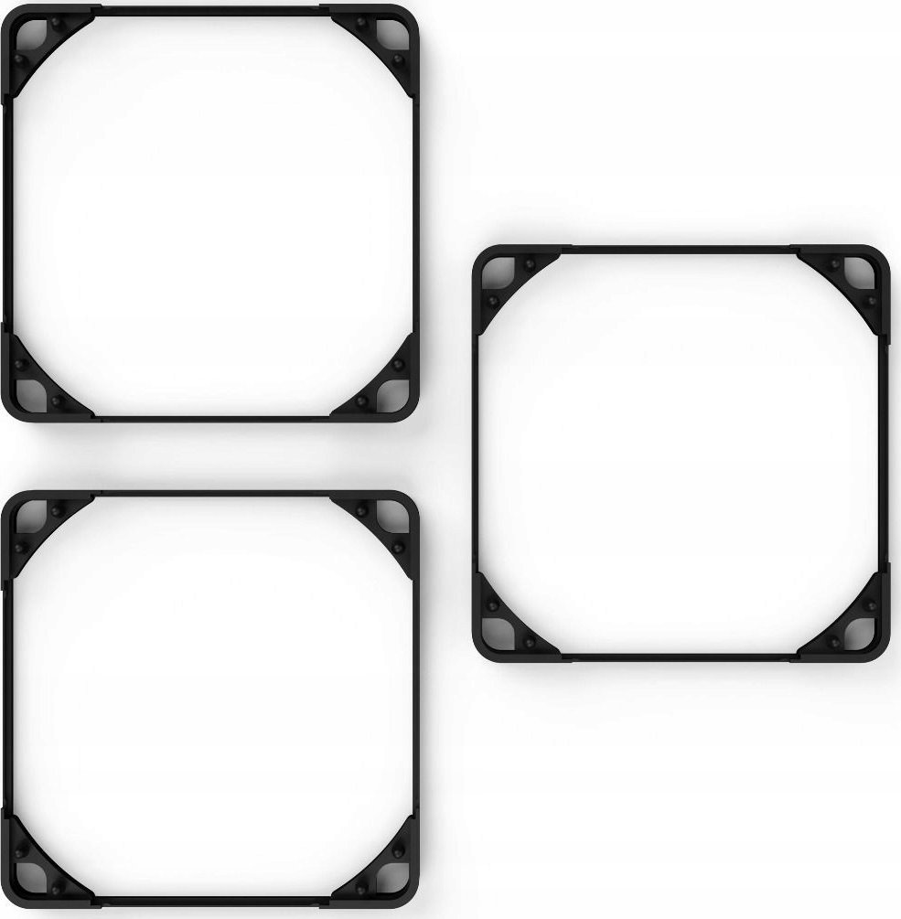 Garnitura anti vibrim Noctua NA-SAVG1 chromax.black, 120mm, set 3 copë, të zeza