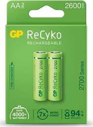 Bateri të rikarikueshme GP ReCyko 2700 Series AA, Ni MH, 2600mAh, paketim blister