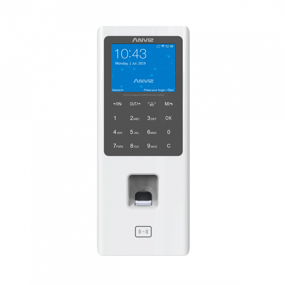 Lexues biometrik Anviz W2 Pro, i bardhë