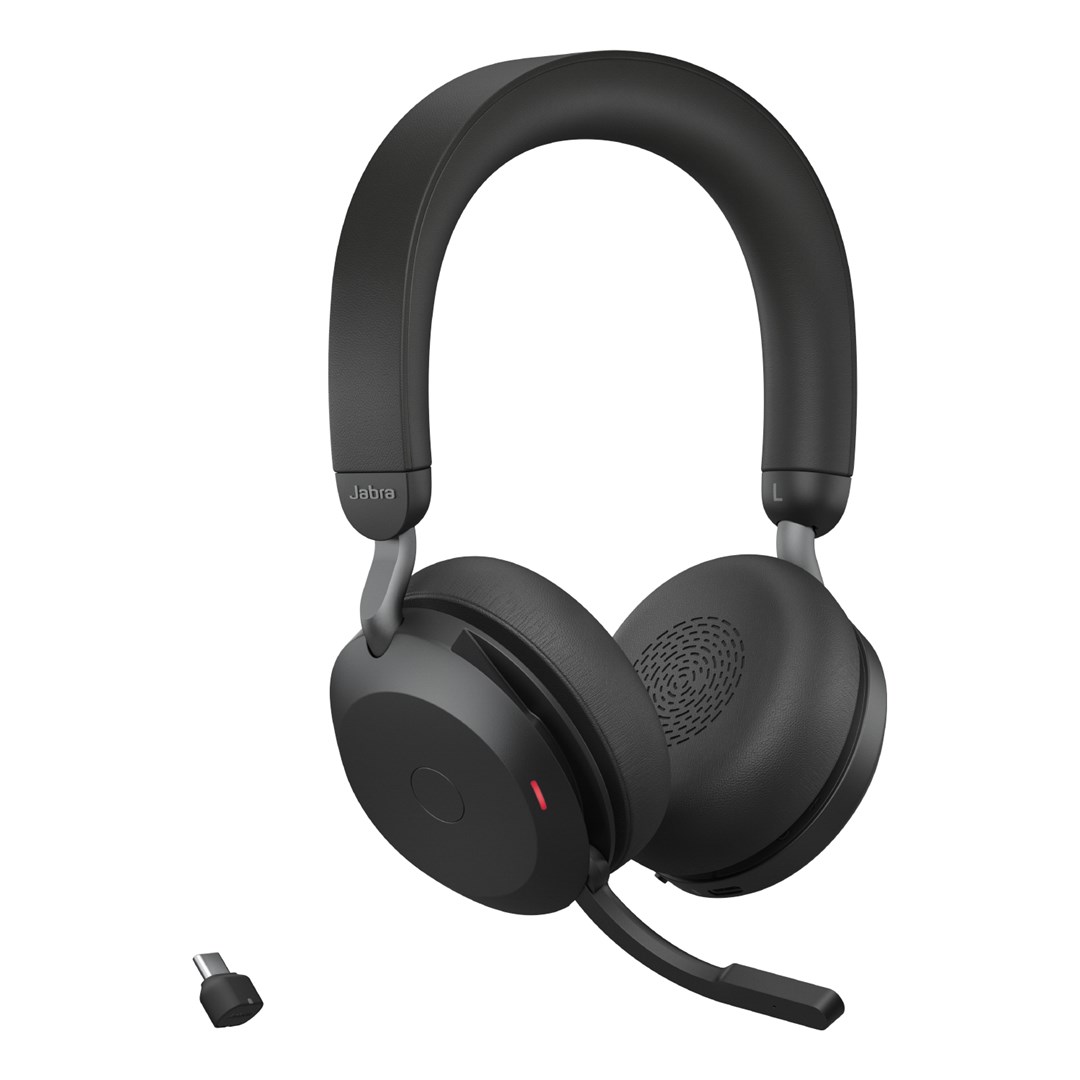 Kufje Jabra Evolve2 75 UC Stereo, USB-C, të zeza