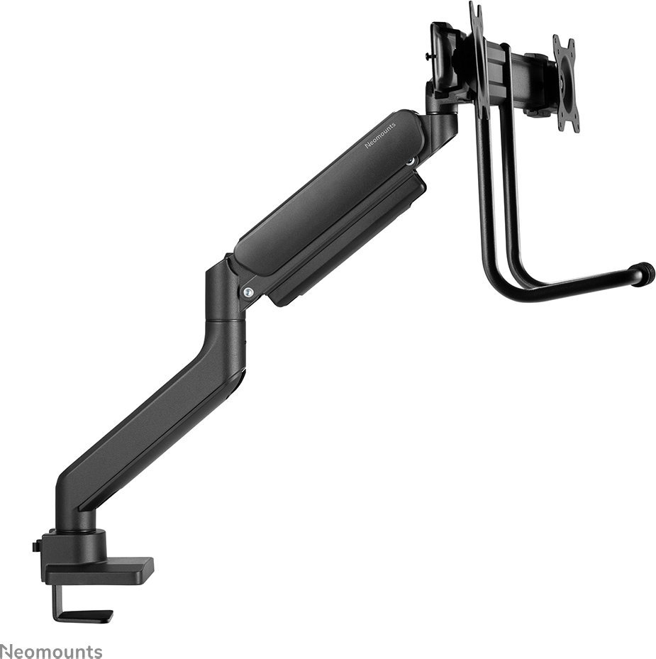 Mbajtëse tavoline për monitorë Neomounts DS75-450BL2, për 2 monitorë 17"-32", rregullim në lartësi, e zezë