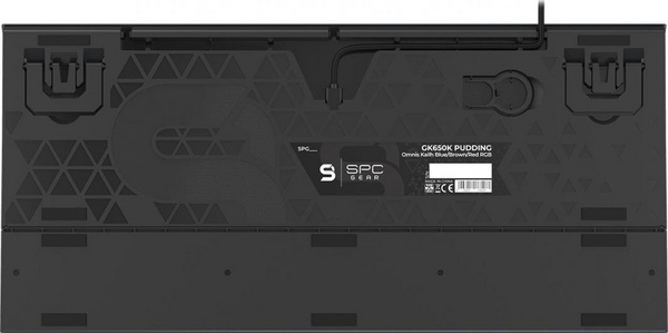 Tastierë SPC Gear GK650K Omnis Kailh Brown RGB Pudding Edition (SPG119), e zezë