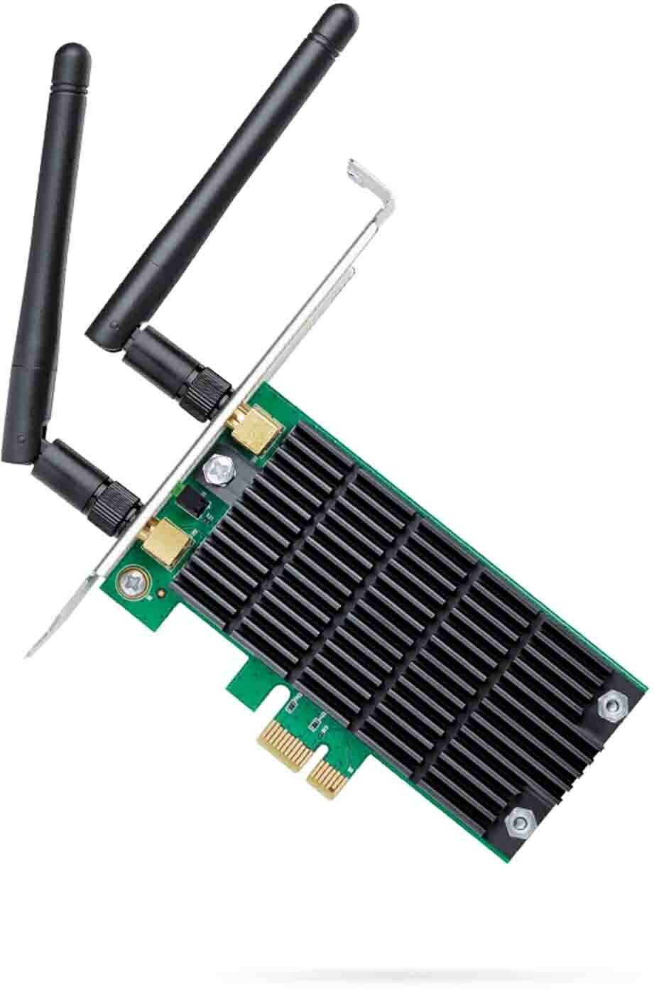 Kартичка за мрежа Wi‑Fi TP-Link Archer T4E, PCI Express x1, AC1200, со два опсега